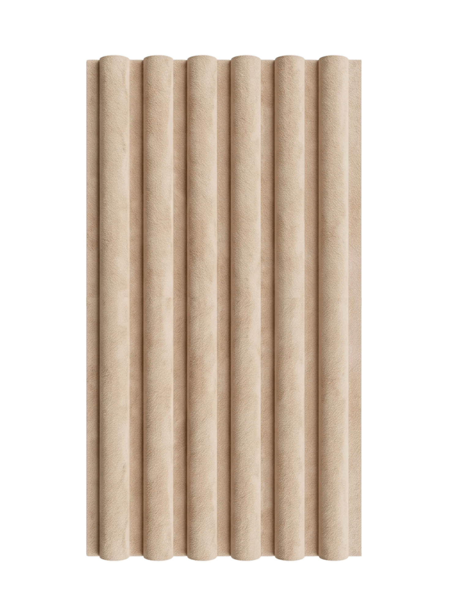 Akoestisch suede wandpaneel in de kleur Cream