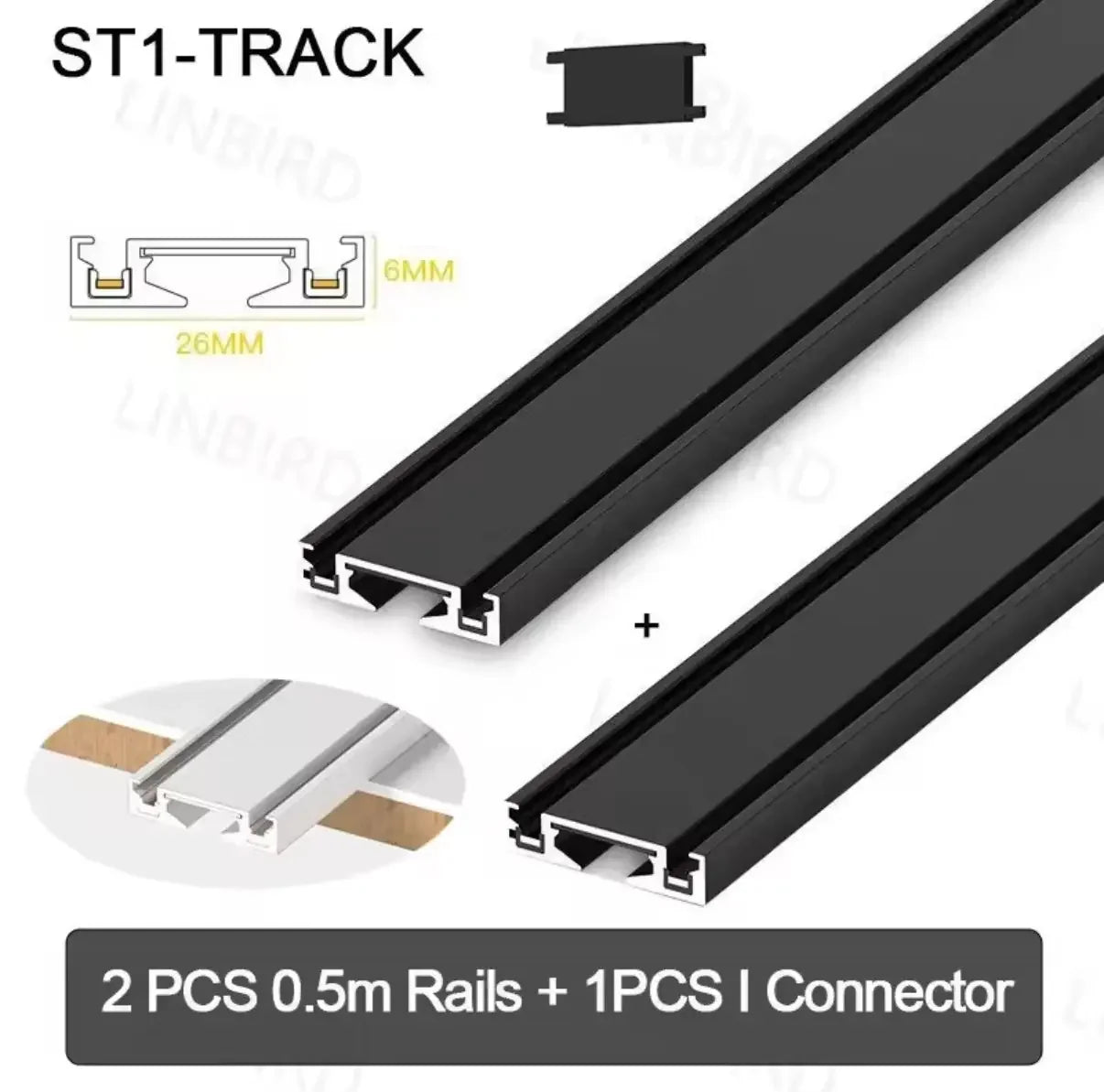 Ultradun magnetisch railverlichtingssysteem Lineair - (Opbouw) – Railverlichting