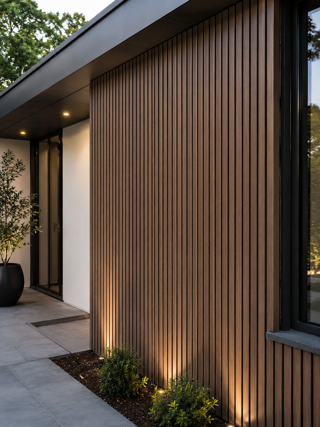 WPC- Buiten Wandpanelen | Bruin 290-22 cm