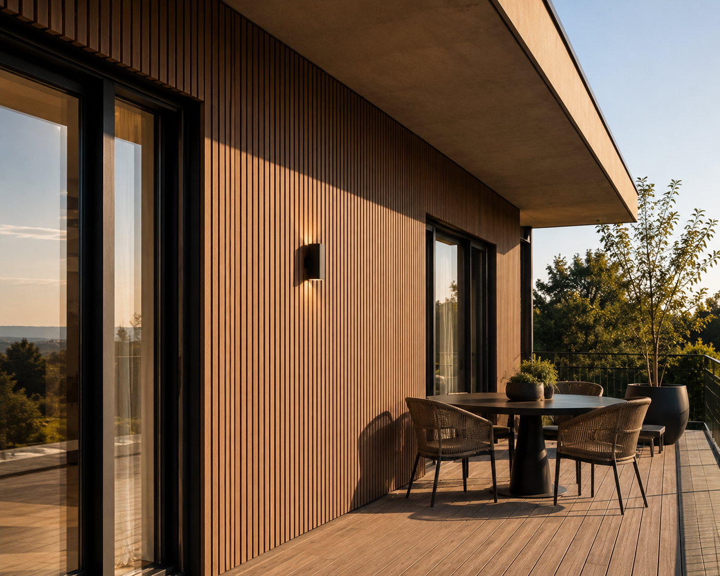 WPC- Buiten Wandpanelen | Bruin 290-22 cm