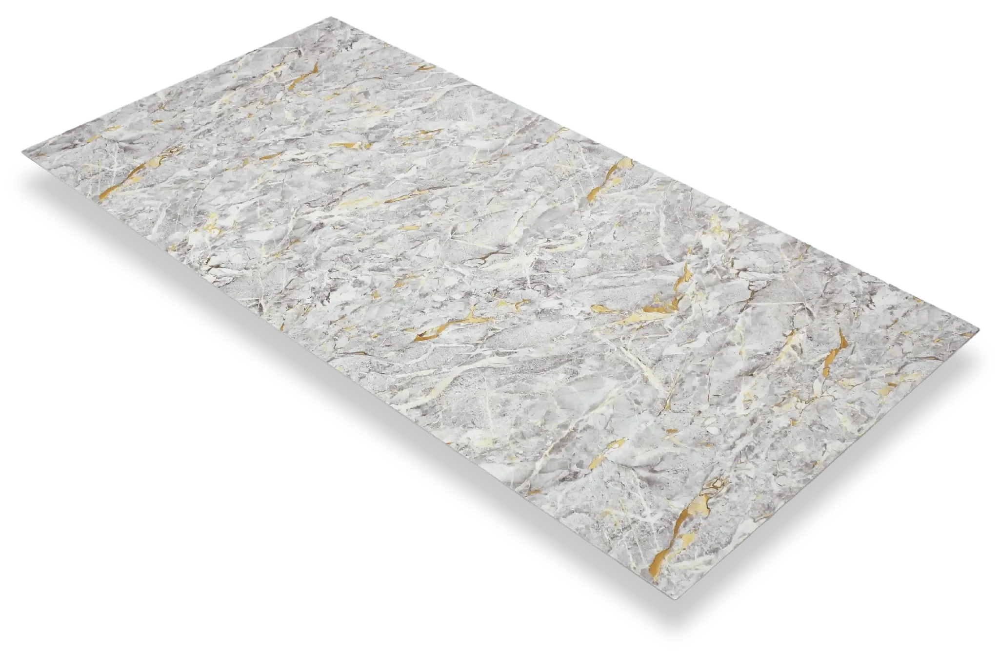 Wandpaneel marmerlook Stormy Gray 280x120cm – Hoogglans