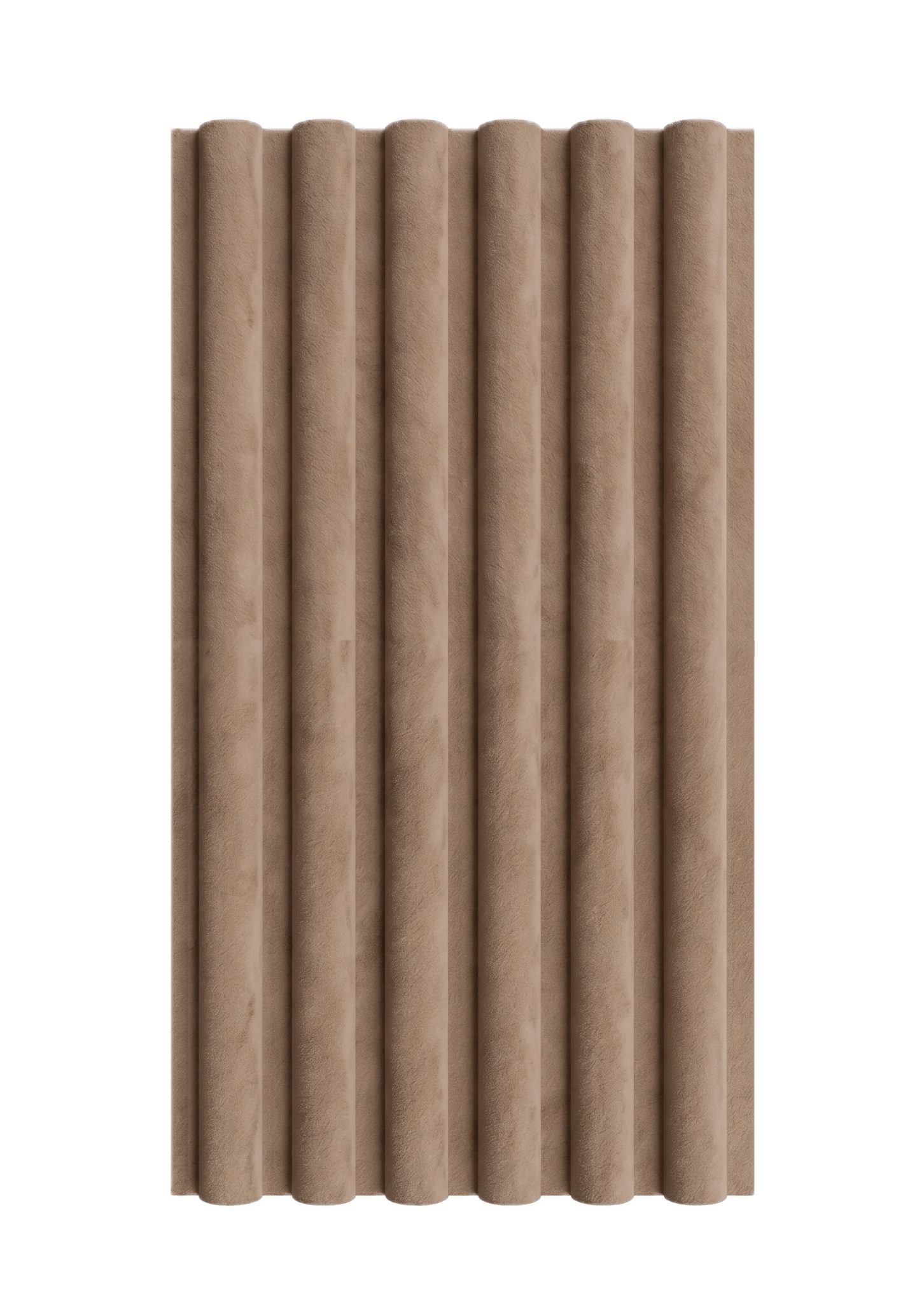 Akoestische Suede wandpanelen Latte – vooraanzicht | Elite Decoration