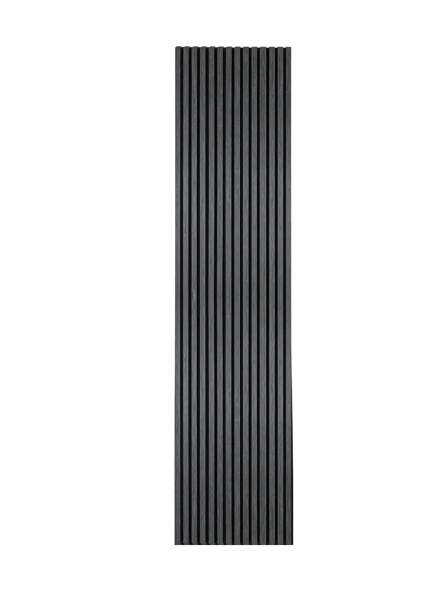 Akupanel Zwart Eiken lattenwand interieur | Elite Decoration