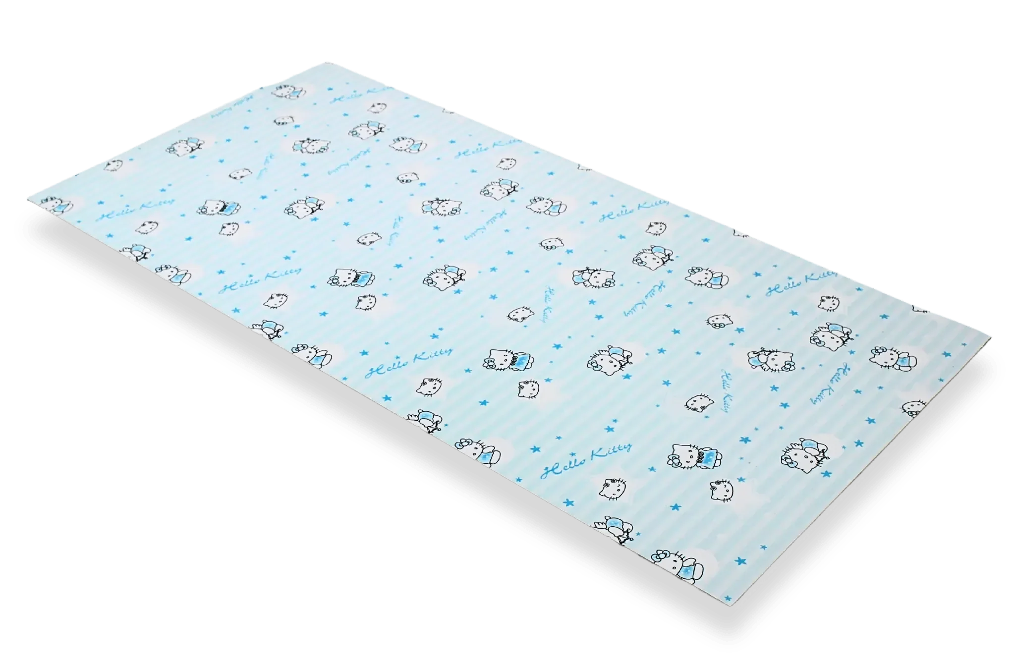 Wandpaneel marmerlook Hoogglans babyblauw 280x120cm – Hoogglans