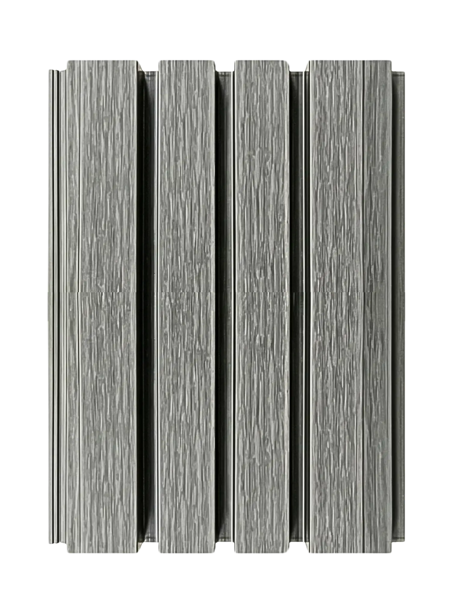 Buiten wandpaneel Grijs – close-up structuur | Elite Decoration