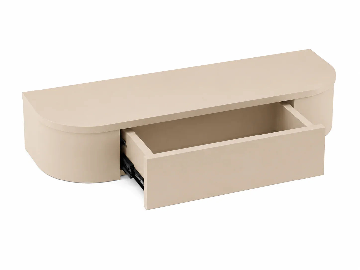 Japandi gangkast Beige met decoratie detail | Elite Decoration