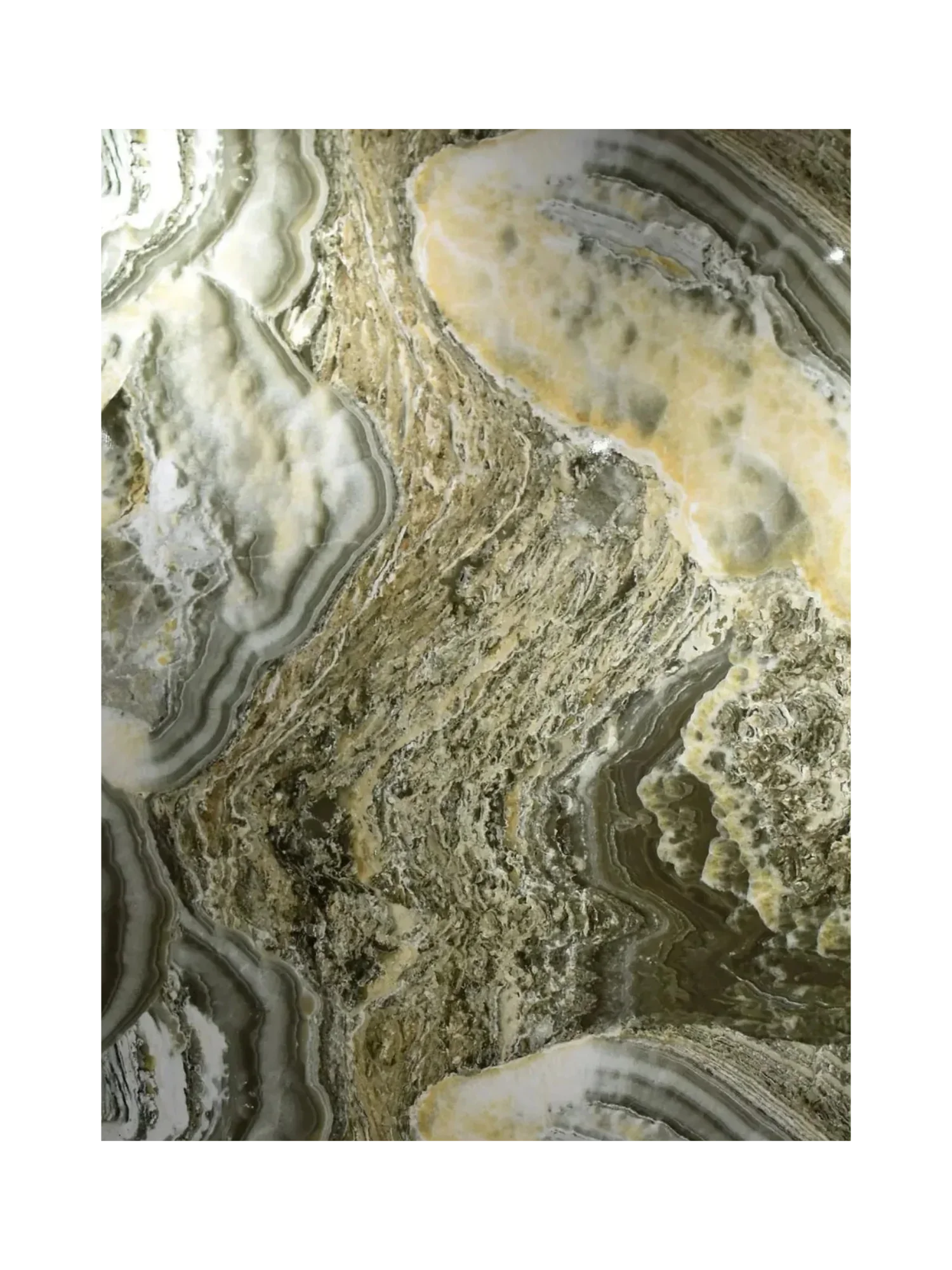Marmerlook wandpaneel Onyx Green – voorzijde | Elite Decoration