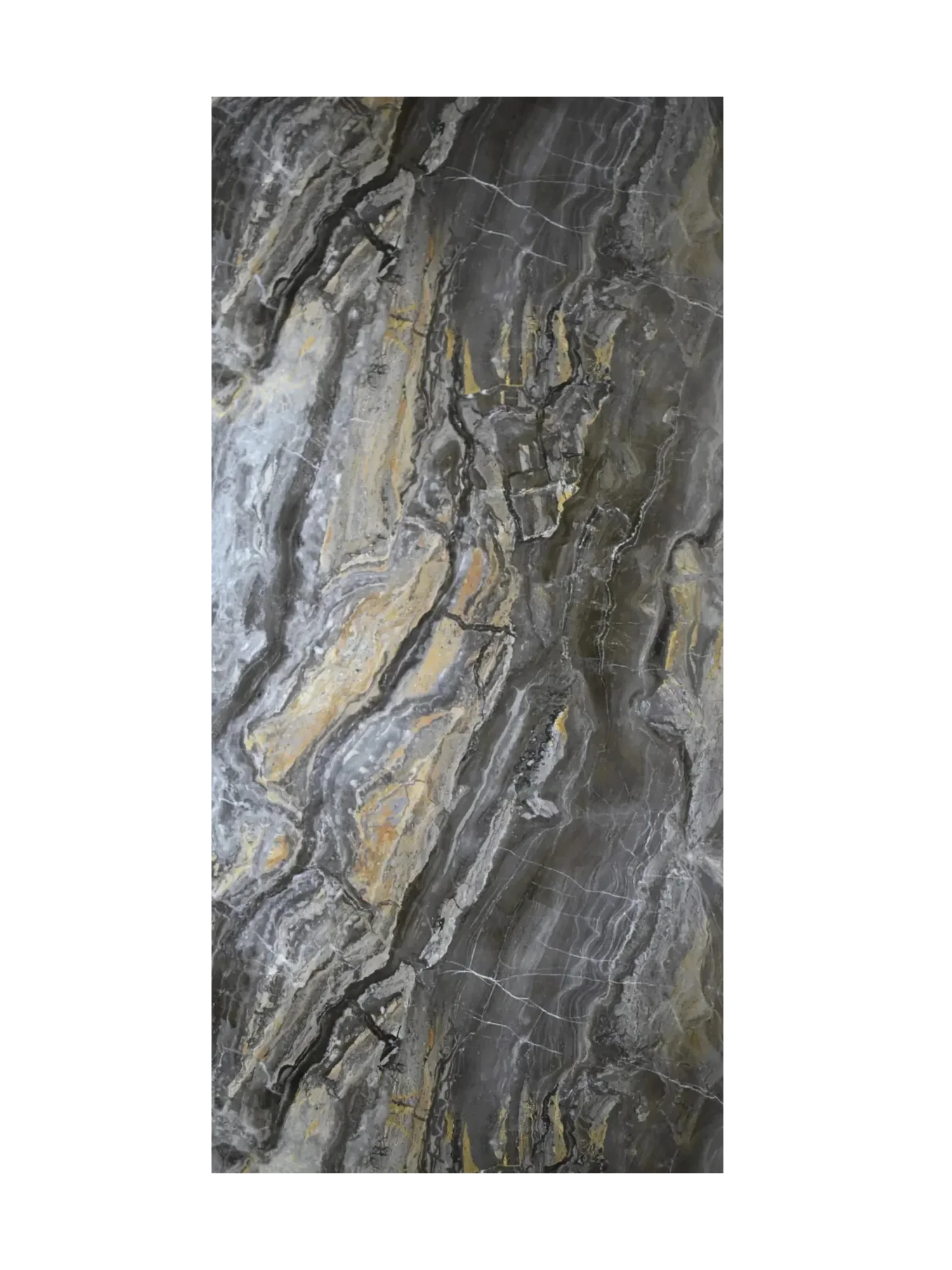Marmerlook wandpaneel Shadow Stone – close-up structuur | Elite Decoration