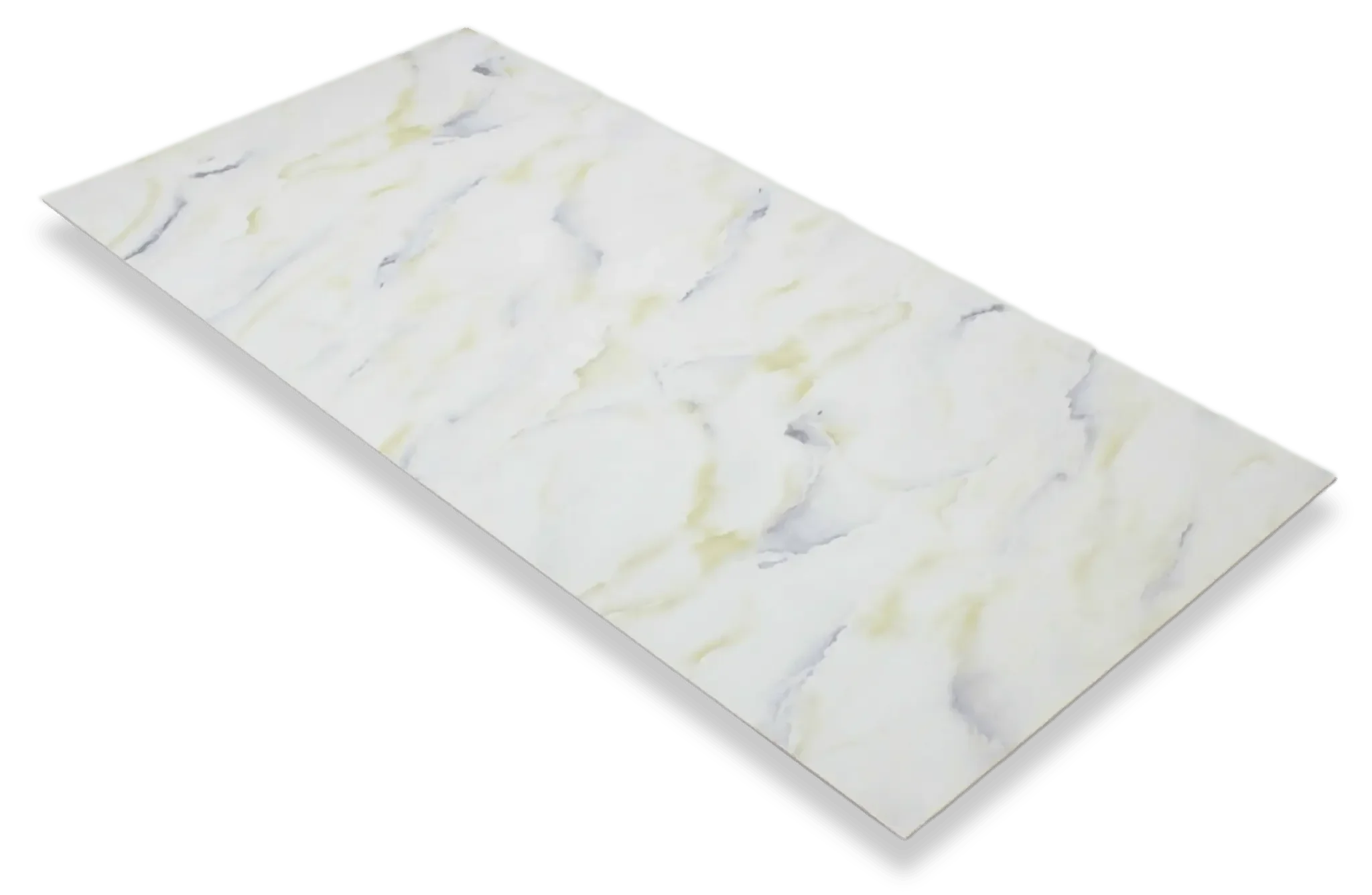 PVC Marmer Plaat Marineblauw 280x120cm – Hoogglans