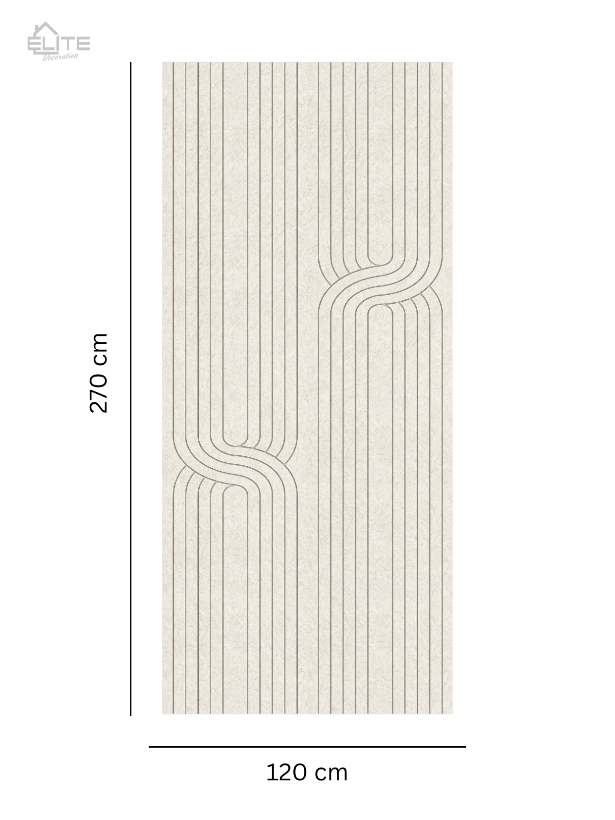 Akoestisch PET-Vilt Wandpanelen DK06
