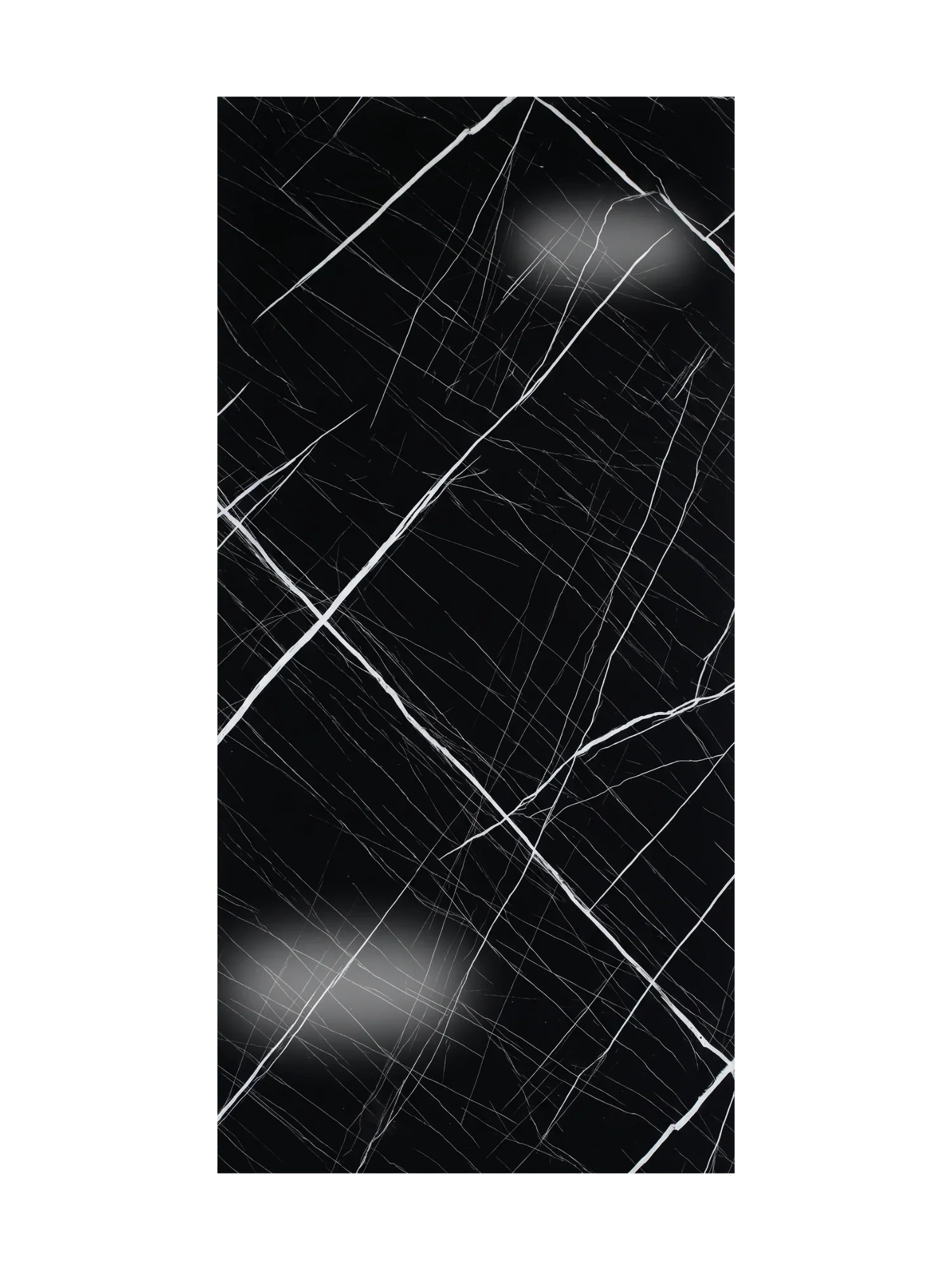 PVC wandpaneel Nachtstorm Marmerlook – close-up structuur | Elite Decoration