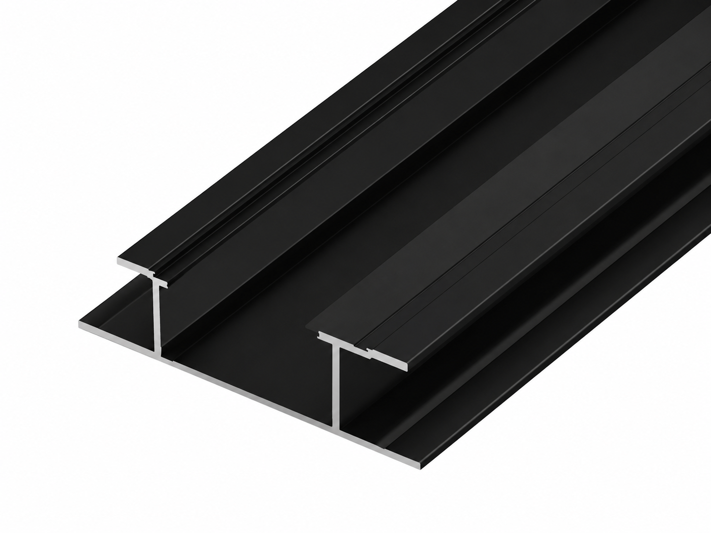 Tussen Laten H Mat Zwart kleur Bamboe Wandpanelen 5 mm 2900 mm
