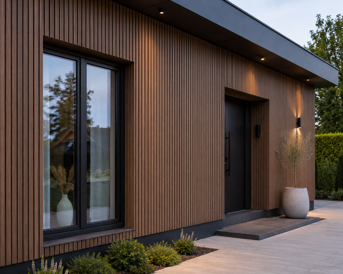 WPC- Buiten Wandpanelen | Bruin 290-22 cm