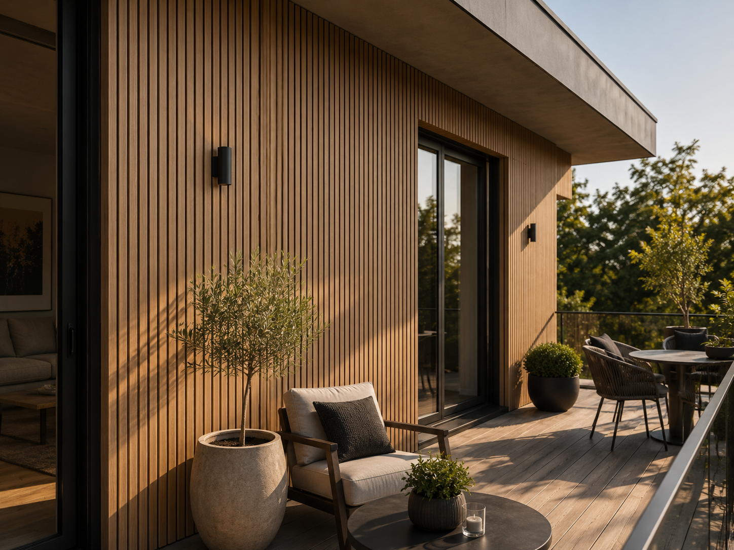 WPC- Buiten Wandpanelen | Walnoot 290-22 cm