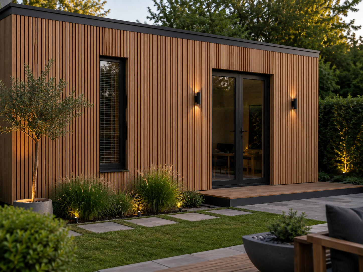WPC- Buiten Wandpanelen | Walnoot 290-22 cm