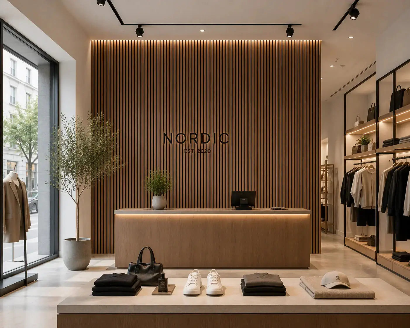 Akupanel Rustiek Walnoot moderne wandbekleding | Elite Decoration