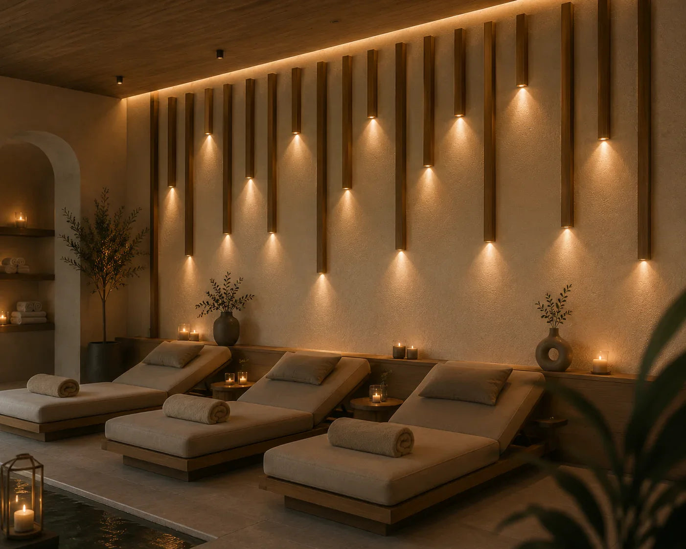 Sfeerkolom LED binnenkolom decoratie – close-up | Elite Decoration