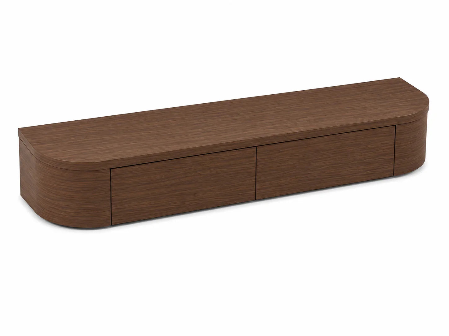 Japandi gangkast Walnut close-up houtstructuur | Elite Decoration