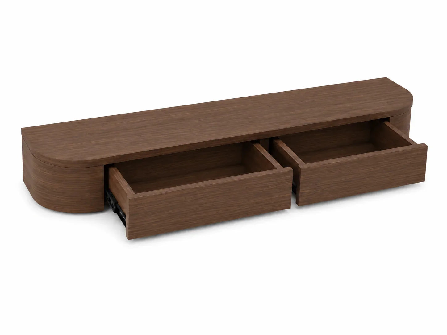 Japandi gangkast Walnut sfeer gang interieur | Elite Decoration