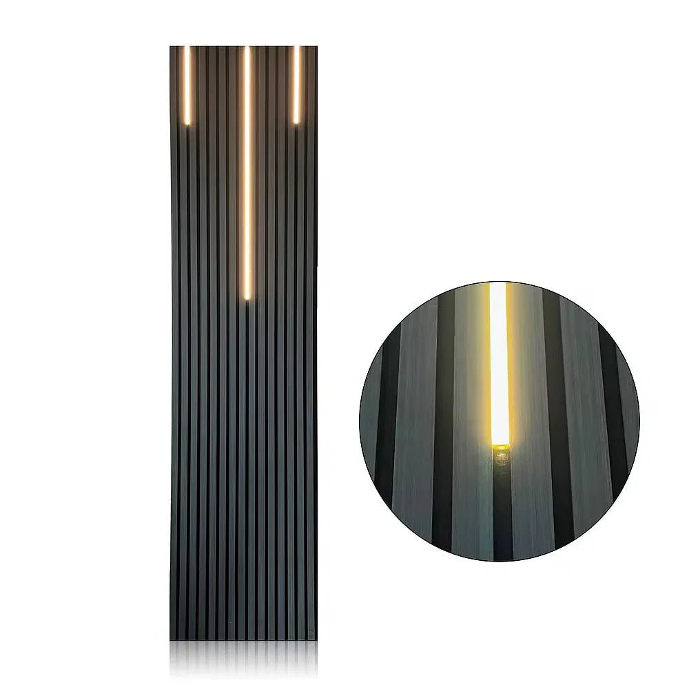 LED strip voor wandpanelen detail installatie | Elite Decoration