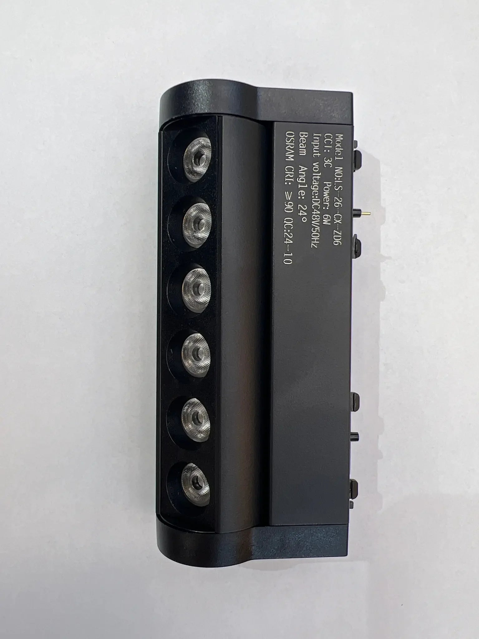 Magnetisch Led bar Kantelbaar | Zwart | Opbouw – Railverlichting