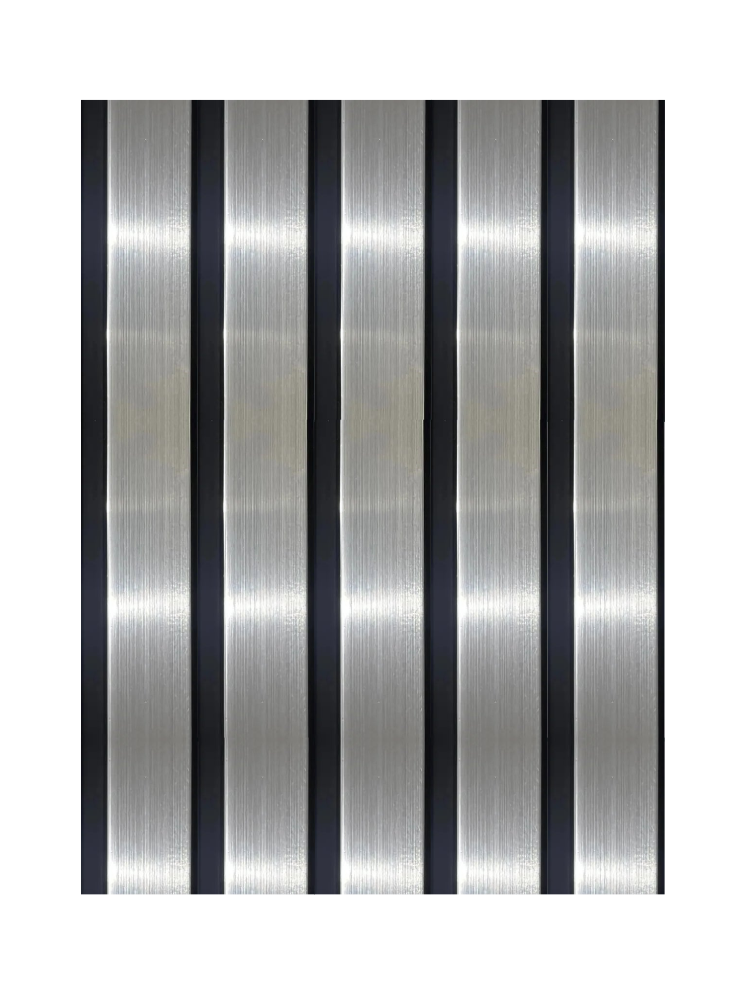 Kunststof Wandpaneel  Zilver kleur