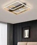 Modern Plafondlamp in Wit & Goud Infinity Design in Wit & Goud – Plafondlampen