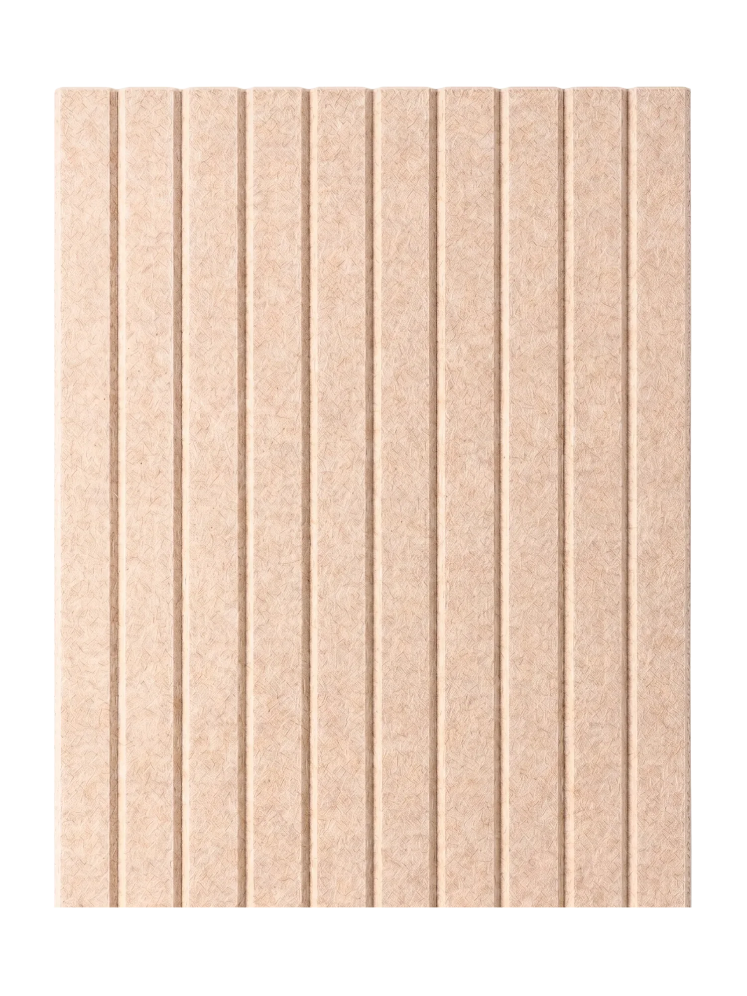 Akoestisch PET-vilt wandpaneel Vanilla Latte – vooraanzicht | Elite Decoration