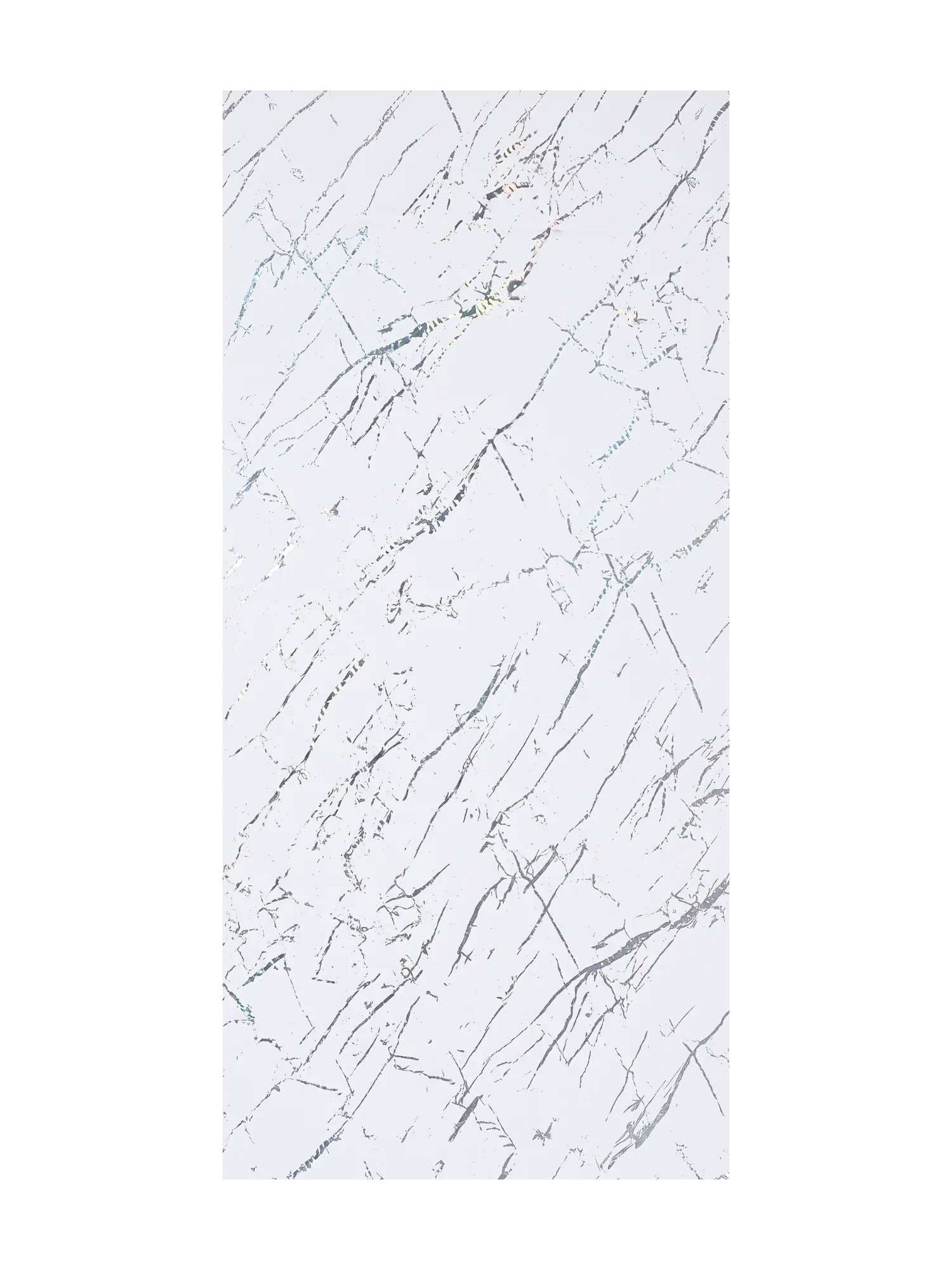 PVC wandpaneel Prismatic White – close-up structuur | Elite Decoration