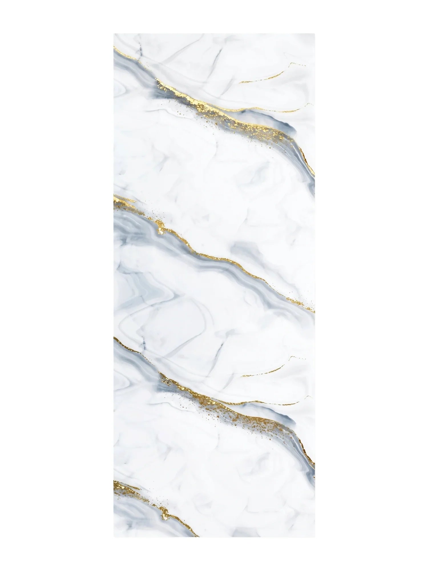 PVC wandpaneel Wit Goud Marmer – close-up structuur | Elite Decoration