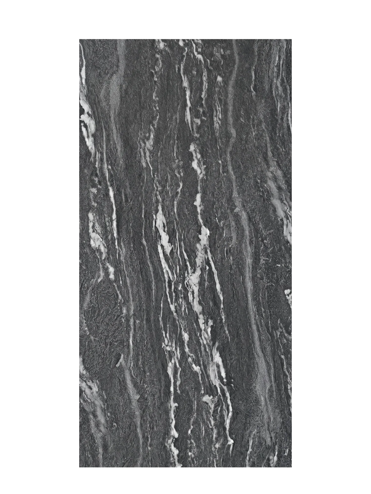 SPC wandpaneel Zwart Calacatta – close-up structuur | Elite Decoration